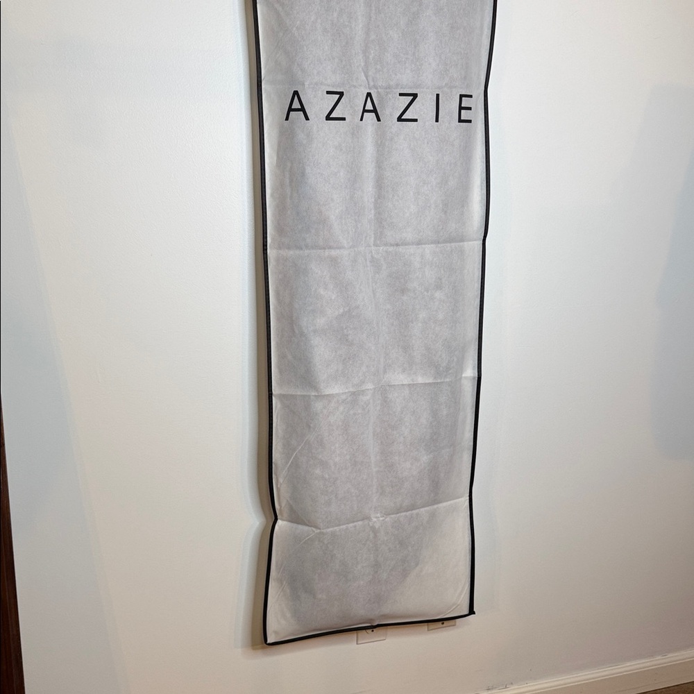 NWOT Azazie Leonis Espresso Mermaid Pleated Stretch Satin Convertible Dress 14 - Picture 11 of 11